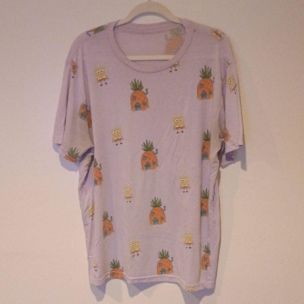 SpongeBob Pineapple Print T-Shirt